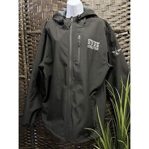 Independent Trading Poly-Tech Softshell Jacket Full Zip Hooded Men XL